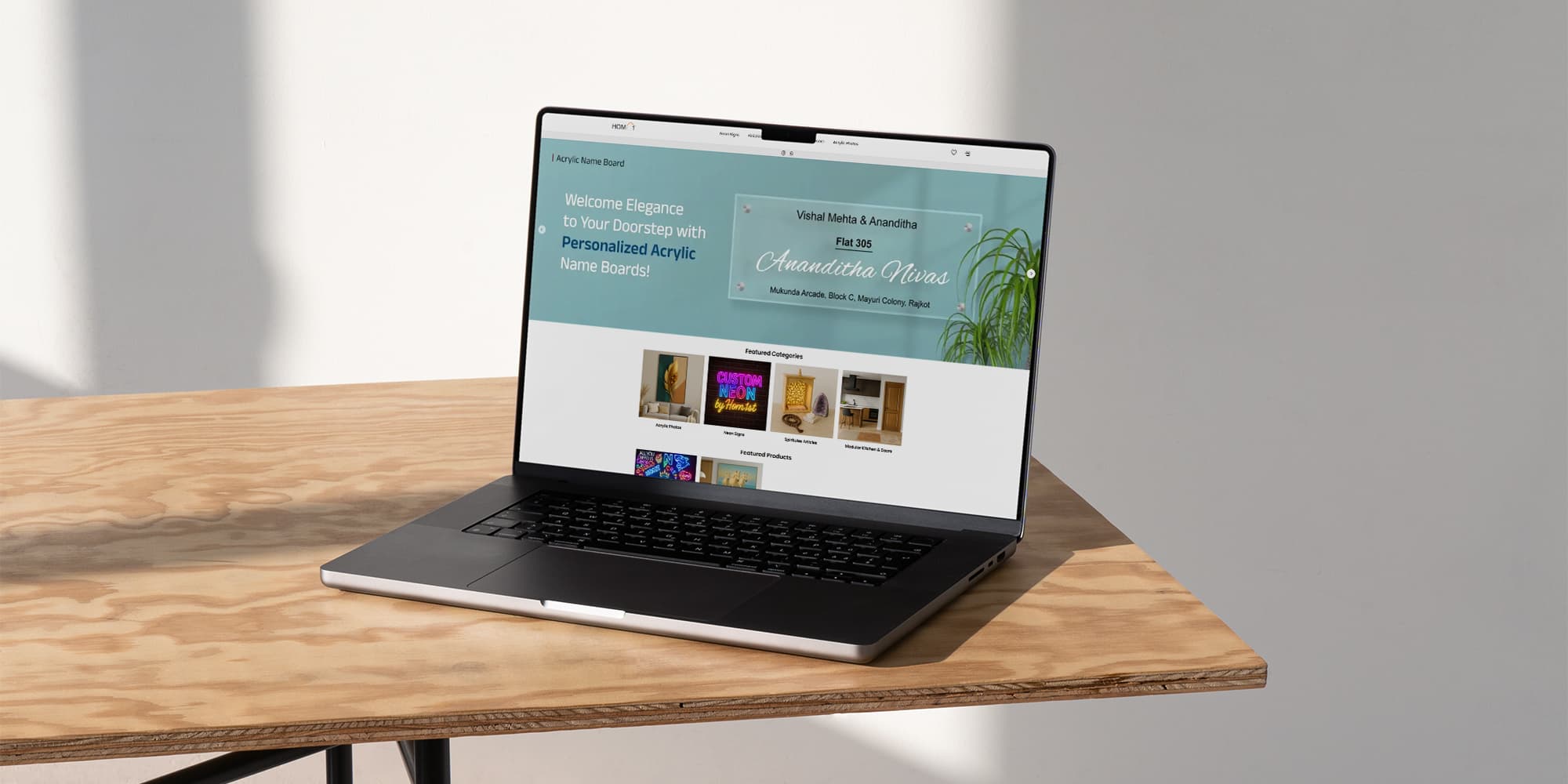 Home1st E-Commerce Platform: Customizable Home Décor Shopping Experience
